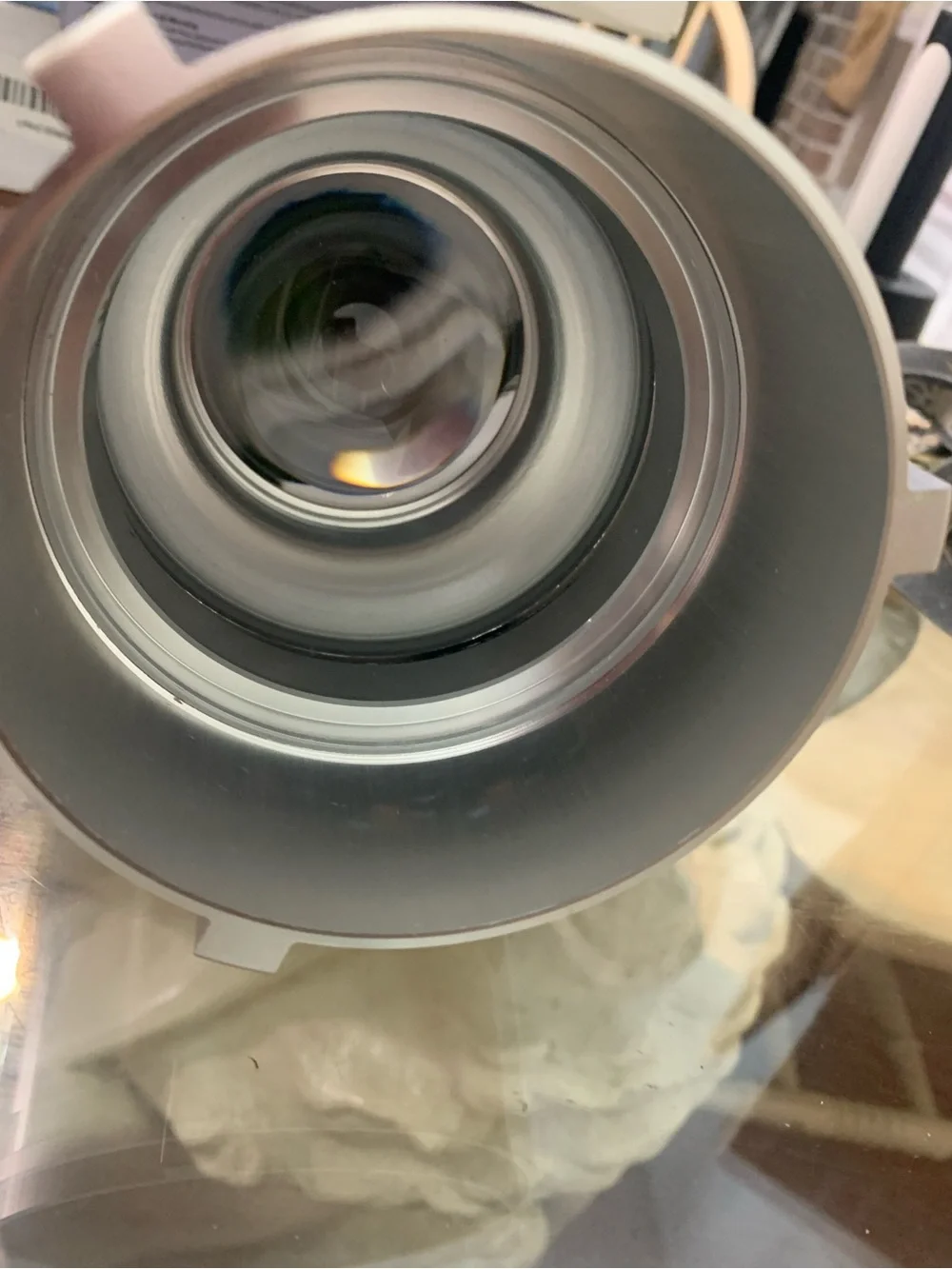 Black and Silver Telephoto Lens Adapter for Cameras - Unbranded